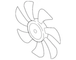 Genuine Mazda Fan Blade PE02-15-140. Fixed Price $75.29.