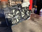 Coolant Radiator & Condenser Cooling Fan For Toyota Camry 2.5L 2012-2017. Fixed Price $235.00.