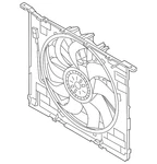 Genuine Bmw Fan Assembly 17-42-8-487-639. Fixed Price $1084.92.