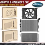 Radiator & Ac Condenser Cooling Fan Kit For Hyundai Sonata 11-12 Kia Optima. Fixed Price $285.98.
