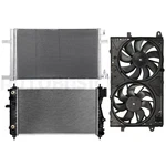 For 2014-2017 Chevy Impala 2.5L Radiator & Condenser Cooling Fan Kit. Fixed Price $199.98.
