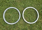 Pair 2 1970S Chevy Gmc 3/4 Ton 16.5" Reducer Trim Rings For 15" Wheel Covers. Fixed Price $199.00.