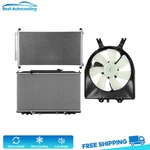 Aluminum Radiator Condenser & Cooling Fan Kit For 2005-2010 Honda Odyssey 3.5L. Fixed Price $177.69.