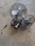 Lot Of 2 Vintage 6" Chrome Plated Heavy Duty Fan A&e Systems. Fixed Price $95.00.