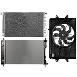 Electric Radiator Condenser Cooling Fan Kit For 2016-2017 Chevrolet Equinox L4. Fixed Price $198.02.