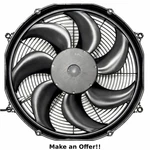 Spal Fan 30102082 16" 12 Volt Puller Curved Blade 1918 Cfm VA33-AP71/LL-65. Fixed Price $214.51.