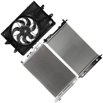 Electric Radiator Condenser Cooling Fan Kit For 2010-2016 Gmc Terrain 2.4L. Fixed Price $198.99.