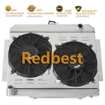 15.8"H 3 Row Aluminum Radiator Shroud 2*12"FAN For 1972-86 Jeep CJ5 CJ6 CJ7 4.2L. Fixed Price $183.08.