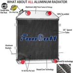 Asi Rows Aluminum Radiator For 1939 1940 Mercury Series O9A Flathead Mt V8. Fixed Price $229.00.