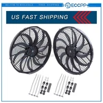 Radiator Condenser Cooling Fan 16" Inch Universal For 1992-2015 Hyundai Elantra. Fixed Price $62.68.