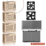A-premium 4 Radiator & Condenser Cooling Fan Kit For Acura Tlx 2015-2020. Fixed Price $282.99.