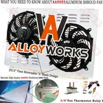 Aluminum Radiator Shroud Fan Kits For Chevy 1970-1981 CAMARO/78-1987 Monte Carlo. Fixed Price $109.00.