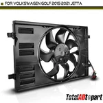 Radiator Fan Assembly W/ Brushless Motor For Volkswagen Golf 15-21 Jetta L4 1.4L. Fixed Price $192.99.