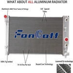 3 Row Core Aluminum Radiator For 1997-2004 Chevy Corvette 2-DOOR 5.7L V8. Fixed Price $153.99.