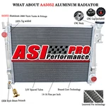 4-ROW Aluminum Radiator For 2004-2009 Dodge Ram 1500 2500, 3500 5.7L Hemi V8 Asi. Fixed Price $229.00.