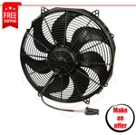 Spal 30102803 16" Extreme Performance High Output Puller Fan With Curved Blades. Fixed Price $243.43.