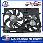 Fits Vw Golf Audi A3 S3 Tts Quattro 2015-2022 Radiator Cooling Fan Assembly. Fixed Price $378.99.