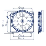 Radiator Cooling Fan Shroud Assembly For Jeep Cherokee 1995-1996 Replacement. Fixed Price $69.50.