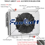 3 Row Radiator+shroud Fan For 1976-89 Dodge Aspen Diplomat Plymouth Volare 5.9L. Fixed Price $229.00.