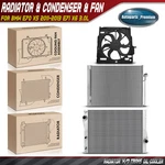 Radiator & Ac Condenser Cooling Fan Kit For Bmw E70 X5 2011-2013 E71 X6 3.0L. Fixed Price $556.99.