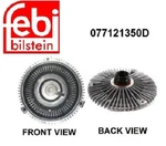 Cooling Fan Clutch 077121350D 1997-2003 Audi V8 4.2 A6,A8,RS6,S6,S8 Radiator Oe. Fixed Price $77.77.