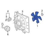 For Acura Rsx 2002-2006 19020PND003 Engine Cooling Fan Blade. Fixed Price $75.95.