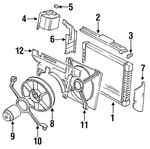 Genuine Gm Fan Motor Mount Bracket 22049804. Fixed Price $58.72.