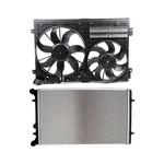 Cooling Fan & Aluminum Radiator Kit For 2005 Volkswagen Jetta 06 Gti. Fixed Price $128.19.