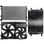 Electric Cooling Fan&radiator&condenser Kit For 2011-13 Volkswagen Jetta 4-DOOR. Fixed Price $182.39.