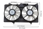 Apdi Dual Radiator And Condenser Fan Assembly For 2002-2006 Toyota Camry 6034127. Fixed Price $180.33.