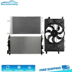 Aluminum Radiator Condenser & Cooling Fan Kit For 2010 2011-2015 Chevrolet Cruze. Fixed Price $189.69.
