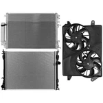 Electric Radiator Condenser Cooling Fan Kit For 2005 2006 07-2009 Chrysler 300. Fixed Price $201.43.
