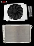 Polished Kks Radiator W/SHROUD+1 16"FAN Fit 1979-93 Ford Mustang 2.3L L4 5.0L V8. Fixed Price $328.00.