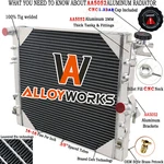 Alloyworks Aluminum Radiator Fit 2007-2018 Jeep Wrangler Jk 3.6L 3.8L V6 Gas. Fixed Price $149.00.