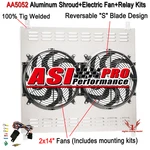 Aluminum Shroud Fan Relay Kits For 2007-2014 09 Toyota Tundra 4.0L V6 Gas Asi. Fixed Price $99.00.