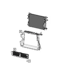 Genuine Mopar Radiator Shroud 68616546AA. Fixed Price $157.95.