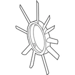 New Genuine Mercedes Cooling Fan Blade Engine Oem W210 W163 Warranty. Fixed Price $95.92.
