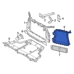 For Dodge Hornet 2024-2025 68616546AA Front Engine Cooling Fan Shroud. Fixed Price $172.14.