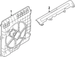 Genuine Nissan Fan Assembly 21481-9BY0B. Fixed Price $403.21.