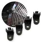 Fan Mounting Feet (4) Black - Short Zirzfmk Custom Street Truck Cooling. Fixed Price $24.95.