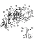Genuine Mopar Cooling Fan 52079984AA. Fixed Price $160.29.