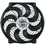 Flex-a-lite Syclone Black S-blade Reversible Electric Fan, Pusher-puller .... Fixed Price $259.36.