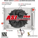 3ROW Radiator Shroud Fan Fits 2009-15 Dodge Charger Challenger/chrysler 300 5.7L. Fixed Price $259.00.