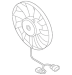 Genuine Volkswagen Fan & Motor 3Q0-959-455-B. Fixed Price $397.87.
