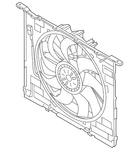 Genuine Bmw Fan Assembly 17-42-5-A18-809. Fixed Price $1115.92.