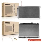 A-premium Radiator & Condenser Cooling Kit For Honda Accord 2.4L Auto Trans.. Fixed Price $190.98.