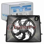 Tyc Dual Radiator & Condenser Fan Assembly For 2011-2013 Hyundai Sonata 2.4L Tx. Fixed Price $143.69.
