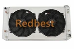 For 1988-00 89 Chevy Gmc C/k 2500 3500 V8 3ROWS All Alu RADIATOR+SHROUD+2*16"FAN. Fixed Price $219.88.