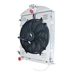 Aluminum 3-ROW Radiator+shroud Fan Fit 1930-31 Ford Aa Heavy Model Duty 3.3L L4. Fixed Price $129.50.