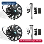 Mostplus Black Universal Electric Radiator Slim Fan Push/pull 12V + Mounting Kit. Fixed Price $57.61.